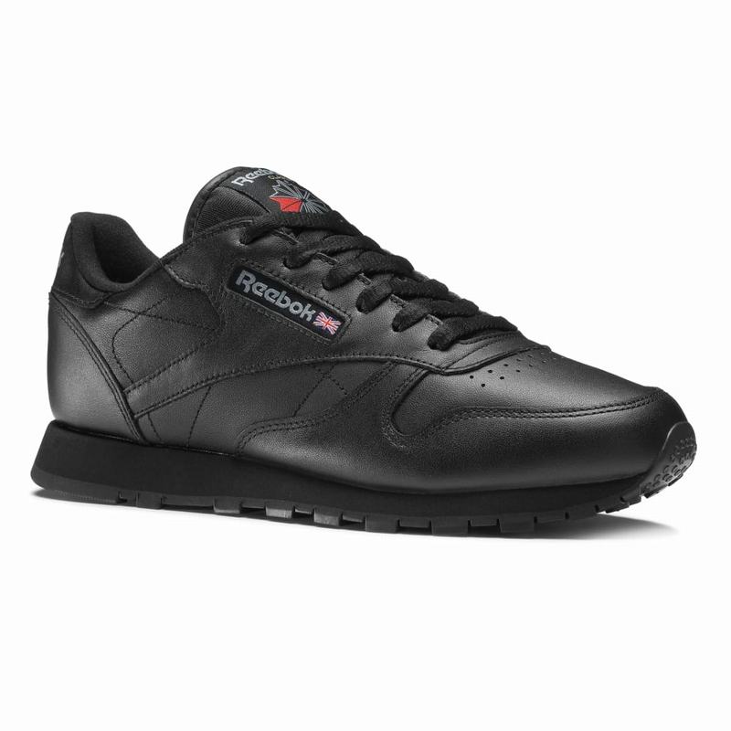 Tenisi Reebok Classic Leather Fete Negrii Romania PE5116UF